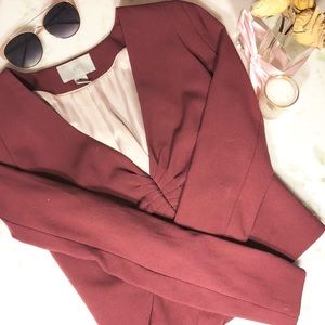 Maroon blazer